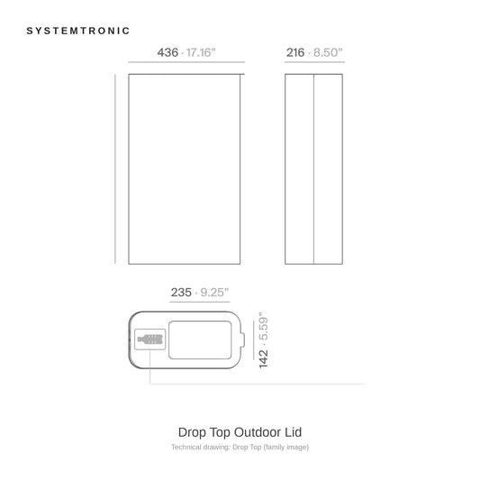 Systemtronic Drop Top Outdoor Lid, family image
