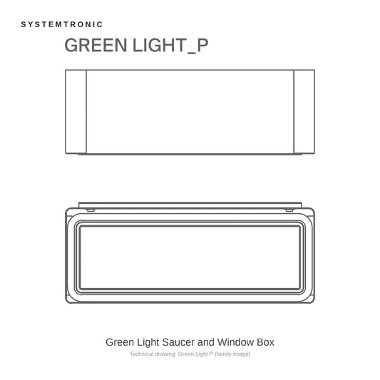Systemtronic Green Light Saucer and Window Box, family image