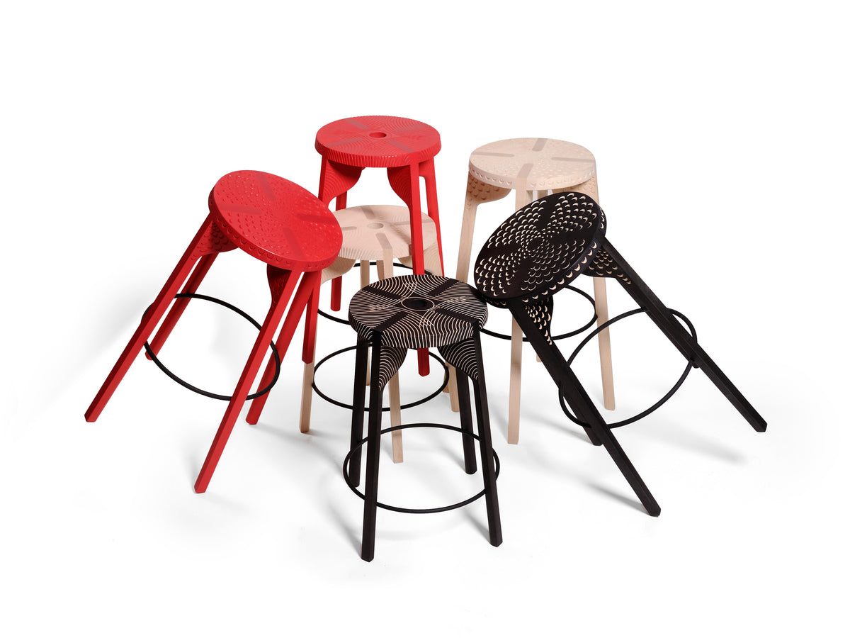 Zanat Tattoo Bar Stool
