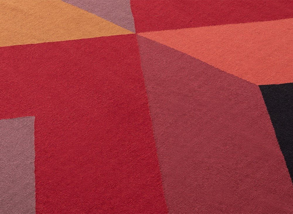 GAN Vanguardias Rug, Red