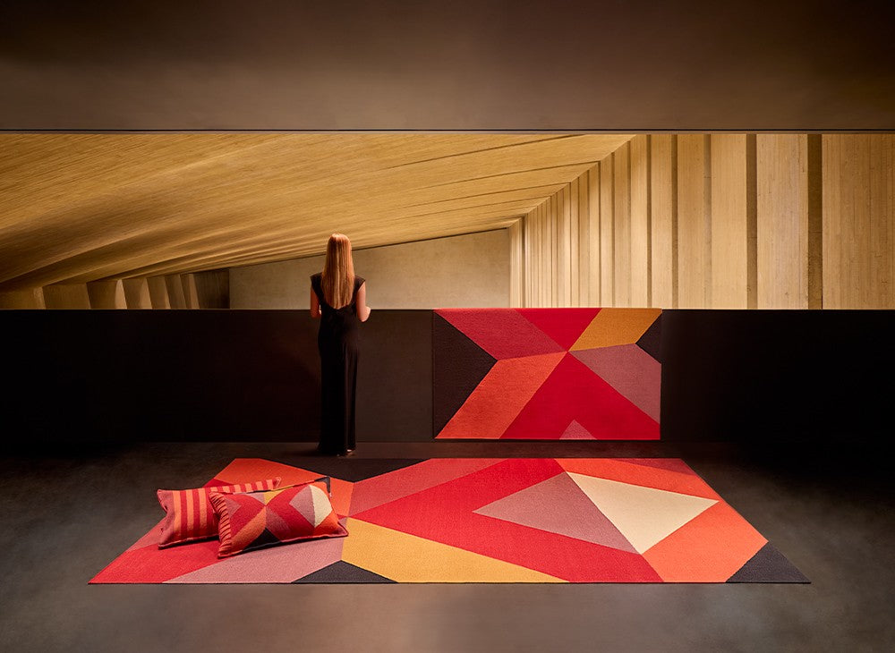 GAN Vanguardias Rug, Red