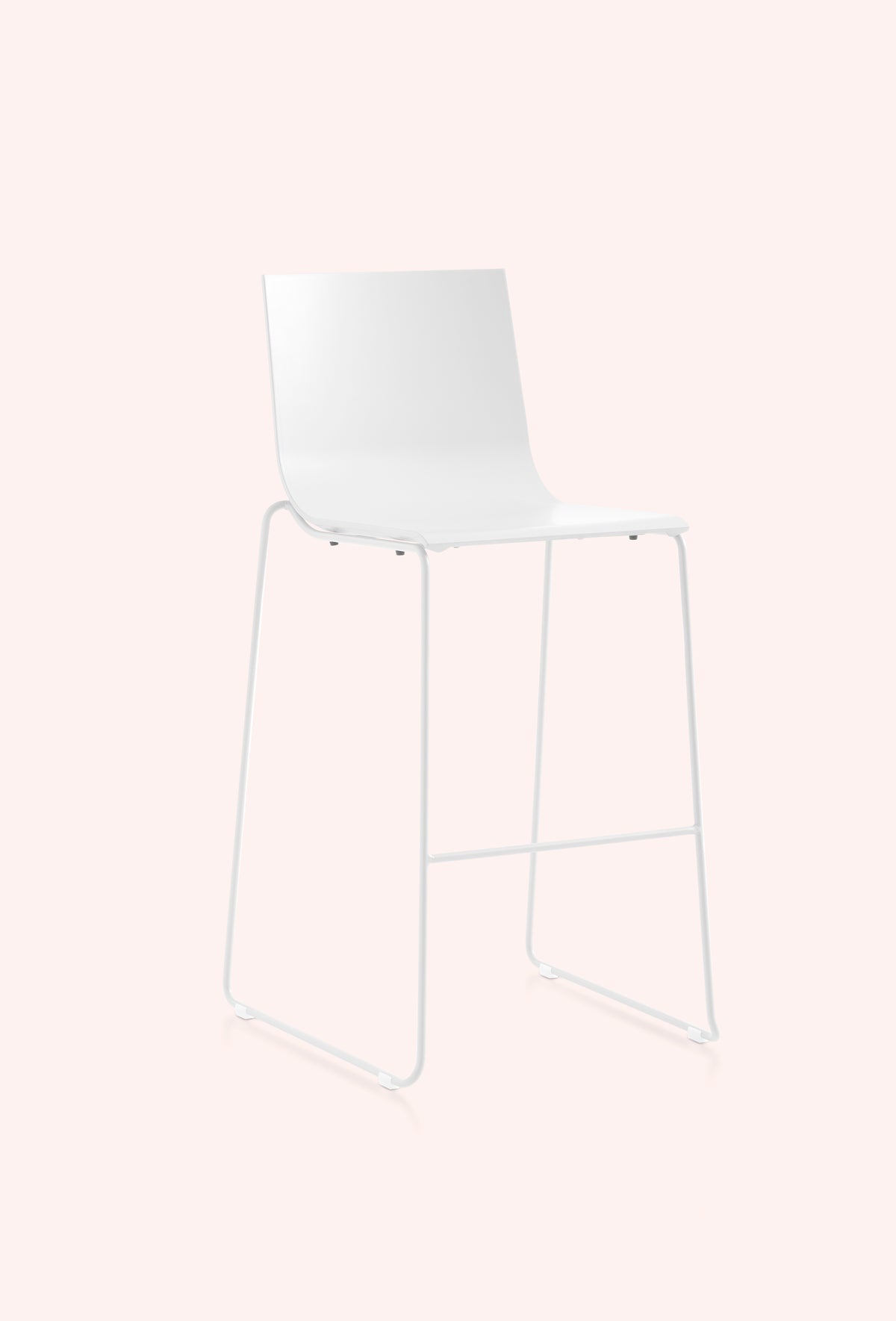 Diabla Vent high stool in white