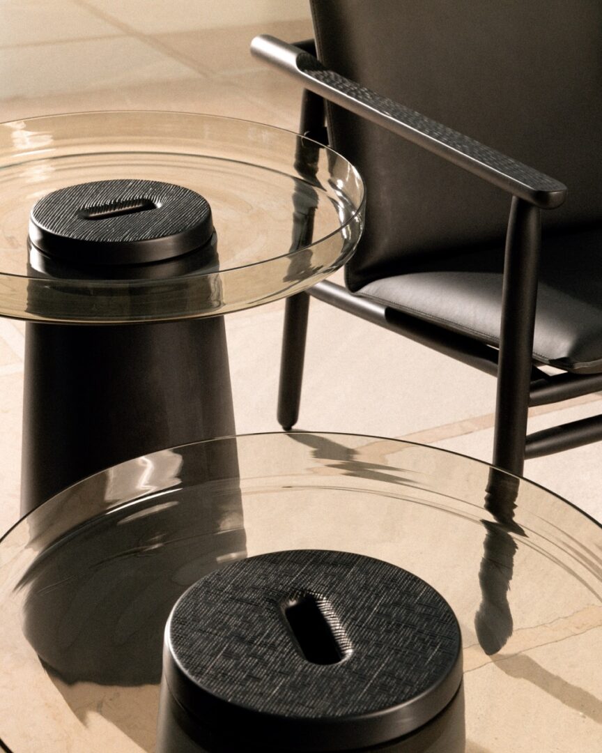Zanat Koba Round Coffee Table High