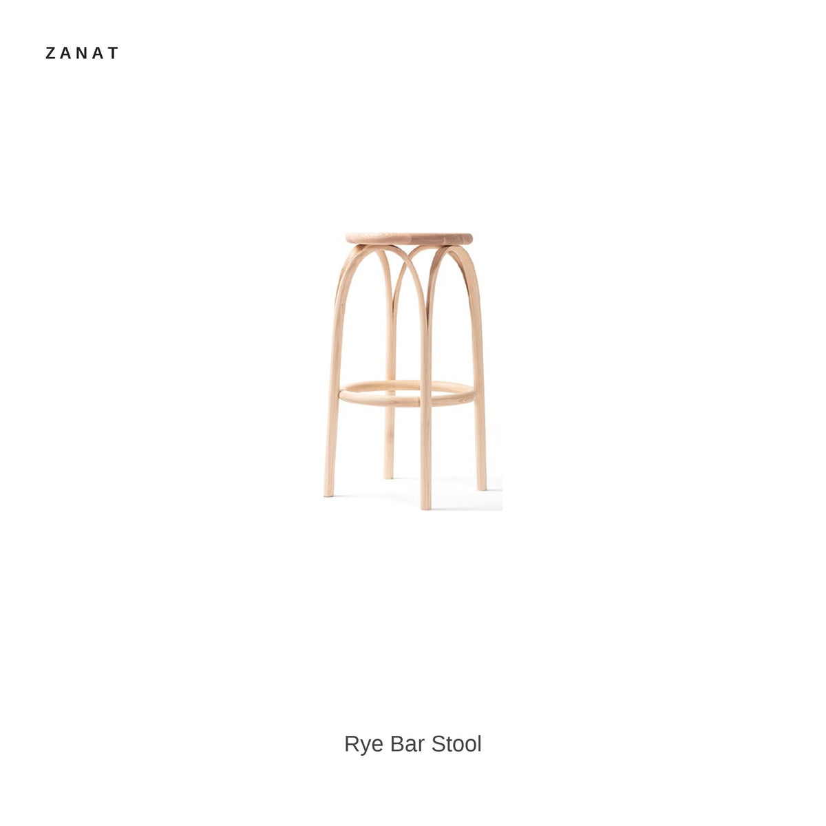 Zanat Rye Bar Stool