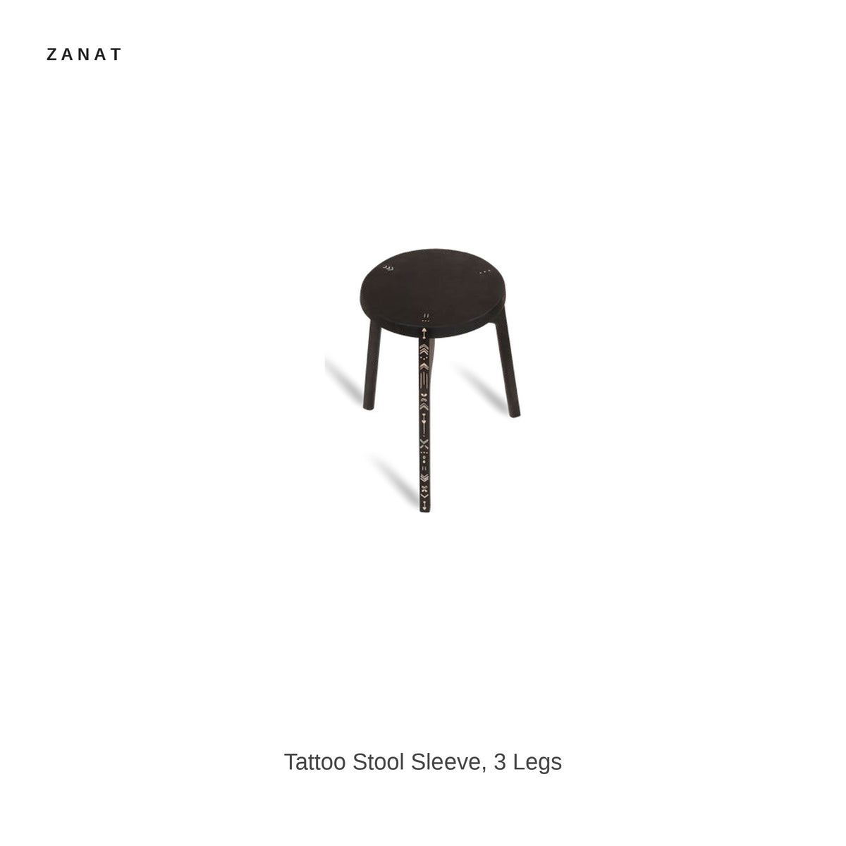 Zanat Tattoo Stool Sleeve, 3 Legs